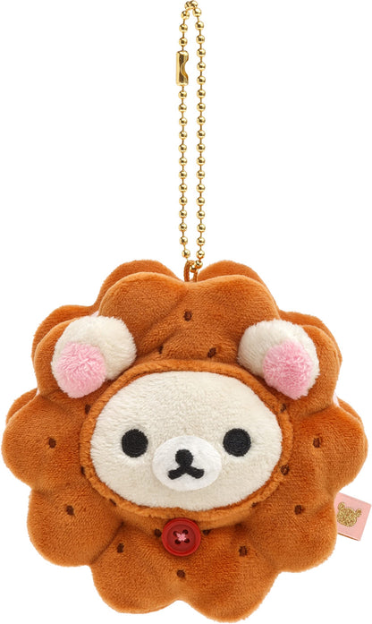 SAN-X Korilakkuma Retro Sweets Series Keychain Plush Butter Sandwich- Japan Figure Store - #1 Bring To You The Best Japanese Goods