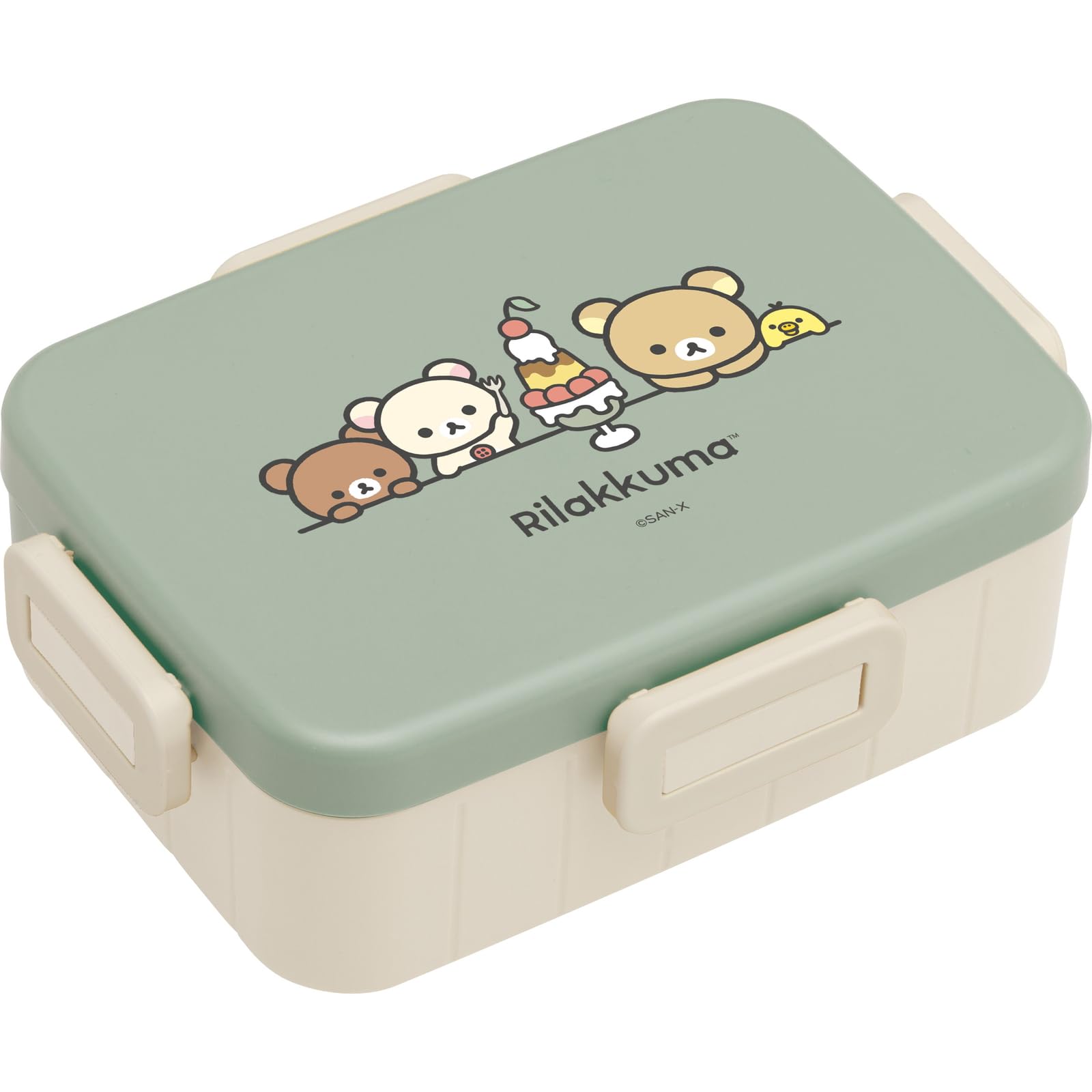 San-X Rilakkuma 4-Point Secure Lock Lunch Box Ka23101- Japan Figure Store - #1 Bring To You The Best Japanese Goods