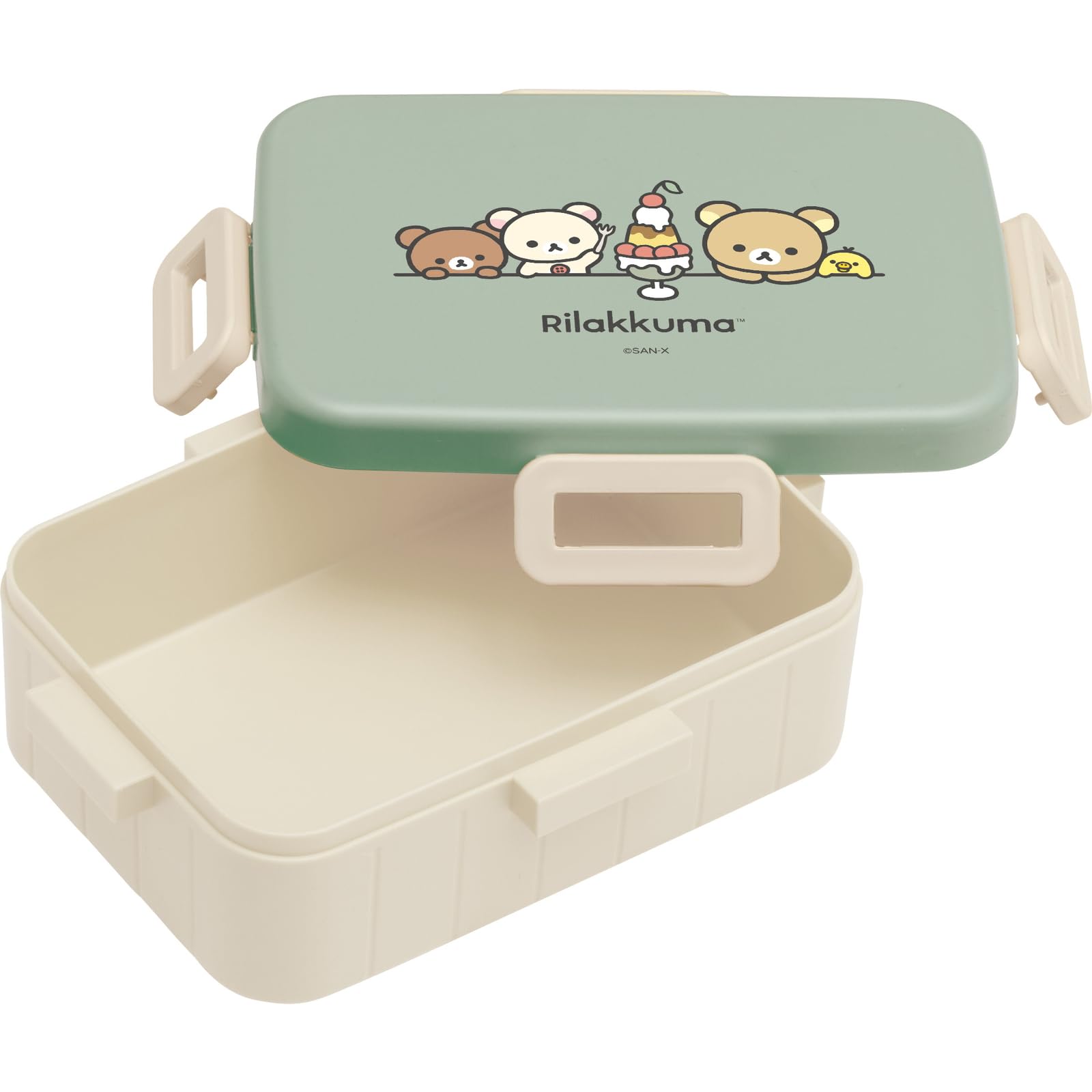San-X Rilakkuma 4-Point Secure Lock Lunch Box Ka23101- Japan Figure Store - #1 Bring To You The Best Japanese Goods