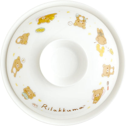 San-X Rilakkuma Bowl with Lid - High Quality Durable Tk20001- Japan Figure Store - #1 Bring To You The Best Japanese Goods