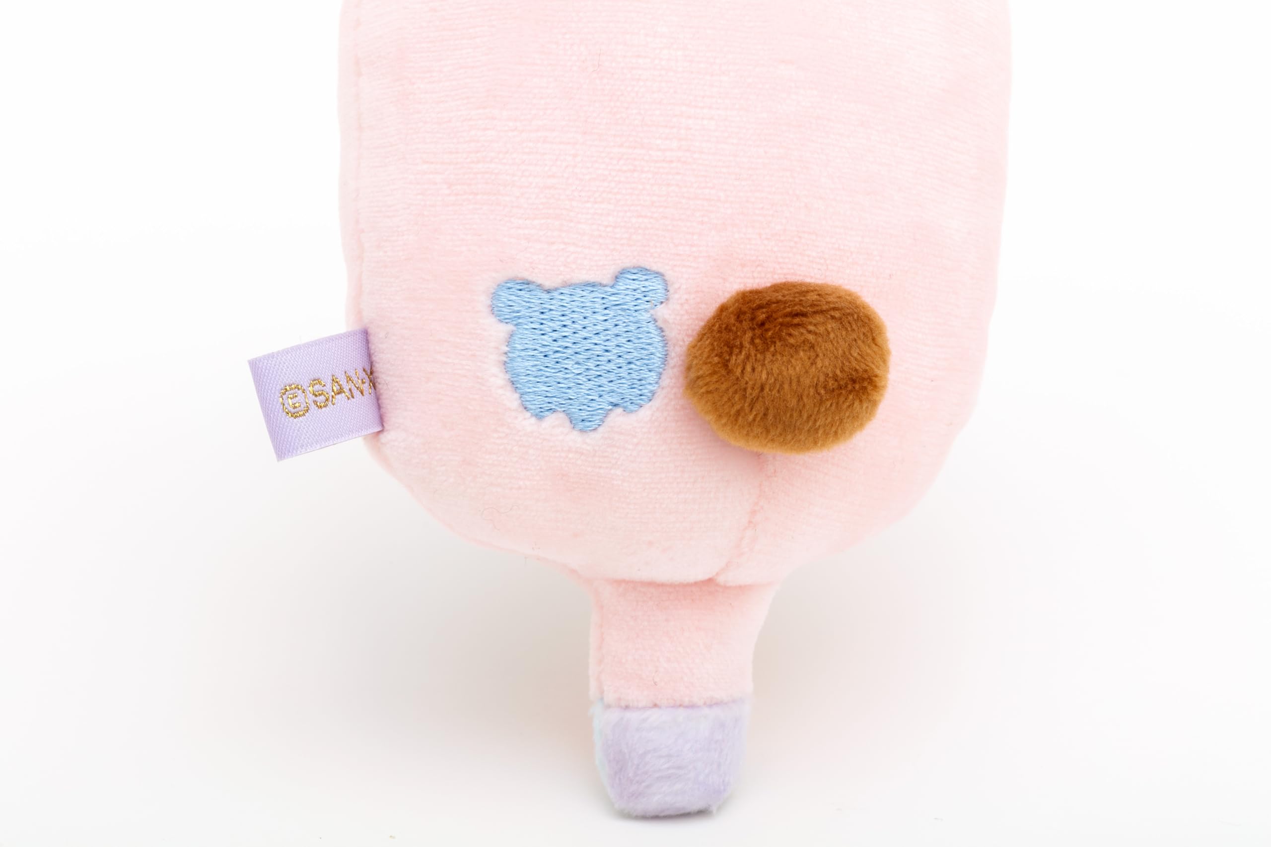 San-X Rilakkuma Doctor Plush Toy with Thermometer Key Chain 5.5x6.5x12.5cm Ages 6+- Japan Figure Store - #1 Bring To You The Best Japanese Goods