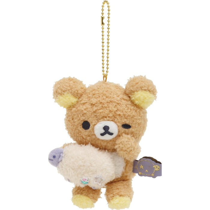 San-X Rilakkuma Hanging Stuffed Toy Lila MO14301 – Soft Plush Plaything- Japan Figure Store - #1 Bring To You The Best Japanese Goods
