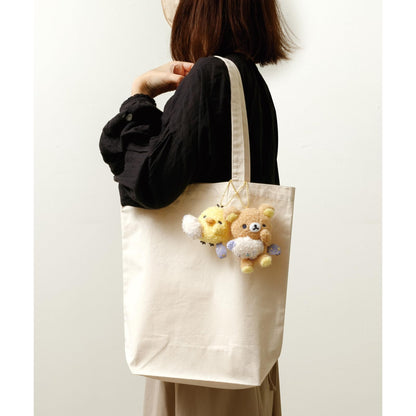 San-X Rilakkuma Hanging Stuffed Toy Lila MO14301 – Soft Plush Plaything- Japan Figure Store - #1 Bring To You The Best Japanese Goods