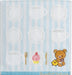 San-X Rilakkuma Blue Mini Towel with Kiiroitori Muffin Cafe Design - Cm16401- Japan Figure Store - #1 Bring To You The Best Japanese Goods
