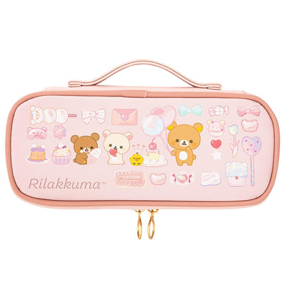 San-X Rilakkuma Pencil Case Compact Pen Pouch Pt14301 for School and Office- Japan Figure Store - #1 Bring To You The Best Japanese Goods
