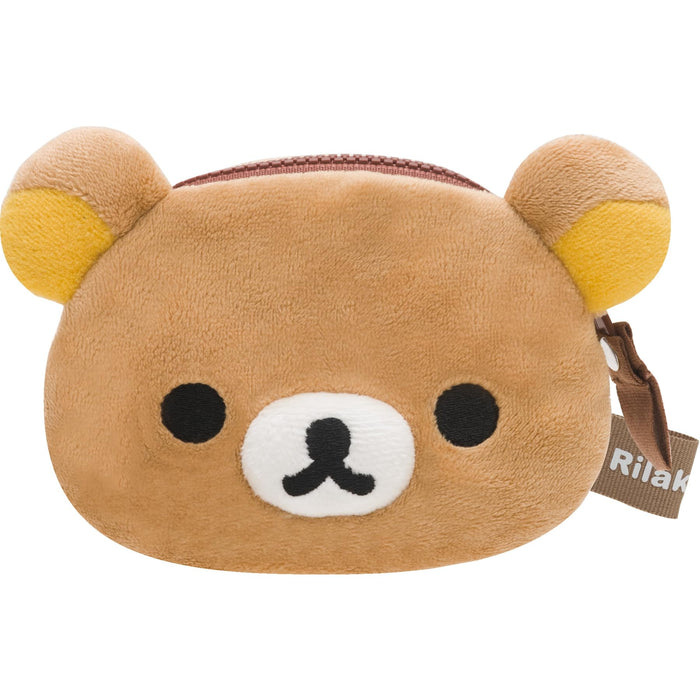 San-X Rilakkuma Compact Plush Coin Case - 10x14x3cm Sized Wallet- Japan Figure Store - #1 Bring To You The Best Japanese Goods