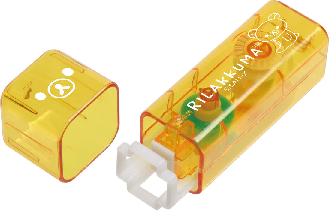 San-X Rilakkuma Orange Tape Glue Recommended Adhesive Ft51101- Japan Figure Store - #1 Bring To You The Best Japanese Goods