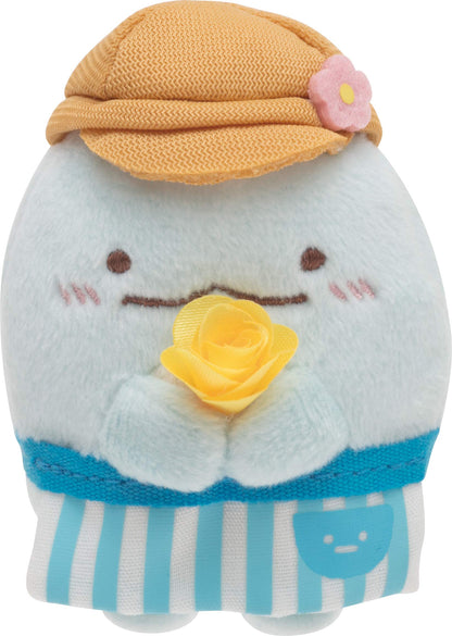 SAN-X Sumikko Gurashi Oshigoto-Gokko Series Hand Sized Plush Doll Set Bouquet And Tokage Flower Shop- Japan Figure Store - #1 Bring To You The Best Japanese Goods