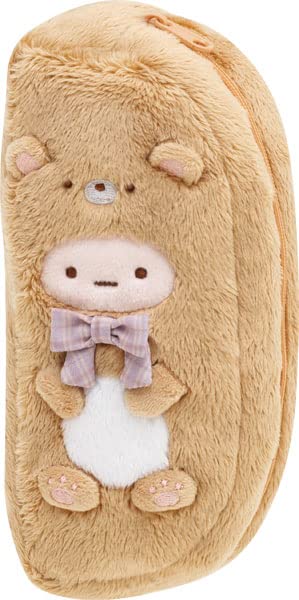 San-X Sumikko Gurashi Bear Cafe At Home Plush Pen Pouch Tapioca Bear Pt09701- Japan Figure Store - #1 Bring To You The Best Japanese Goods