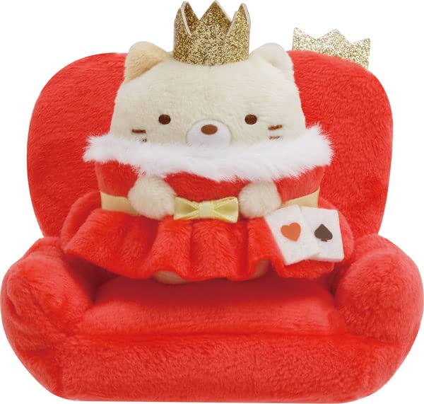 SAN-X Plush Toy Sumikko Gurashi Queen Of Hearts Neko Set- Japan Figure Store - #1 Bring To You The Best Japanese Goods