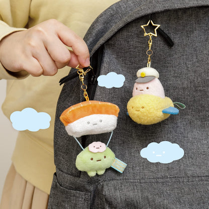 San-X Sumikkogurashi Hanging Stuffed Toy Shrimp Souvenir Food Kingdom Mf93301- Japan Figure Store - #1 Bring To You The Best Japanese Goods