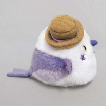 Sanei Boeki Tori Dango Lavender Shimaenaga Stuffed Toy W9xD8xH7cm- Japan Figure Store - #1 Bring To You The Best Japanese Goods