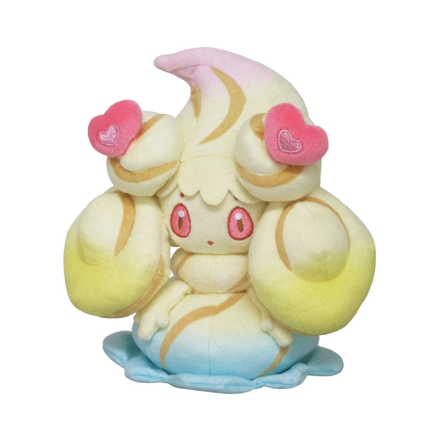 SAN-EI Pokemon All Star Collection Vol.16 Plush Doll Alcremie Rainbow Swirl Heart Decorations S- Japan Figure Store - #1 Bring To You The Best Japanese Goods