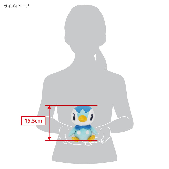 SAN-EI Plush Doll Pokemon All Star Collection Plush: Piplup [Small] Tjn- Japan Figure Store - #1 Bring To You The Best Japanese Goods
