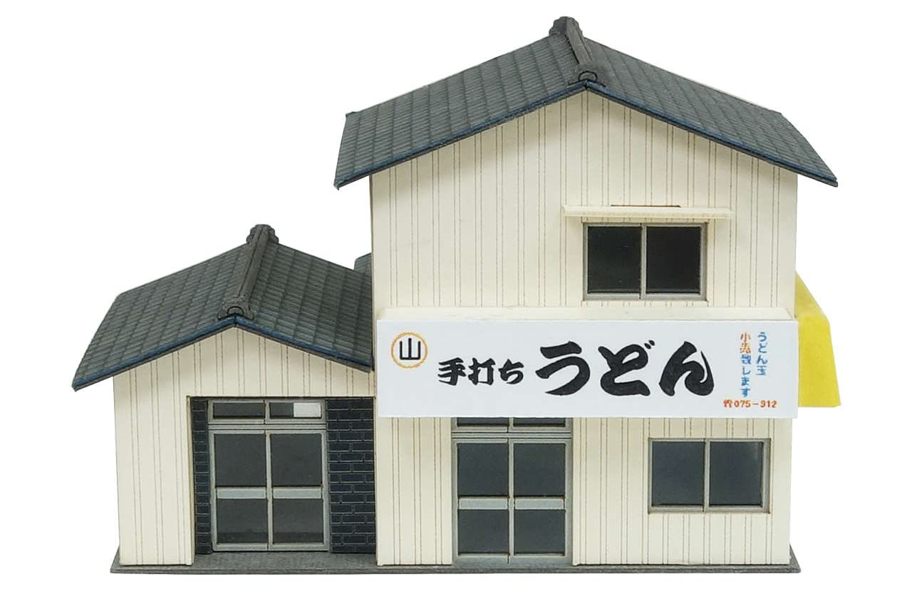 Sankei Nostalgic Diorama Series 1/150 Udon Shop Paper Craft Mp03-112- Japan Figure Store - #1 Bring To You The Best Japanese Goods