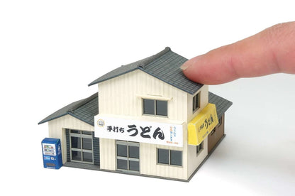Sankei Nostalgic Diorama Series 1/150 Udon Shop Paper Craft Mp03-112- Japan Figure Store - #1 Bring To You The Best Japanese Goods