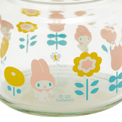 Sanrio 109029 My Melody Glass Canister (Retro Clear Tableware)- Japan Figure Store - #1 Bring To You The Best Japanese Goods