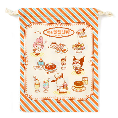SANRIO Drawstring Bag Set Of 2 Cafe SANRIO No. 2- Japan Figure Store - #1 Bring To You The Best Japanese Goods