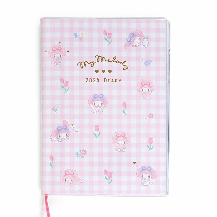Sanrio My Melody B6 Block Type Diary 2024 703893 - Made In Japan- Japan Figure Store - #1 Bring To You The Best Japanese Goods