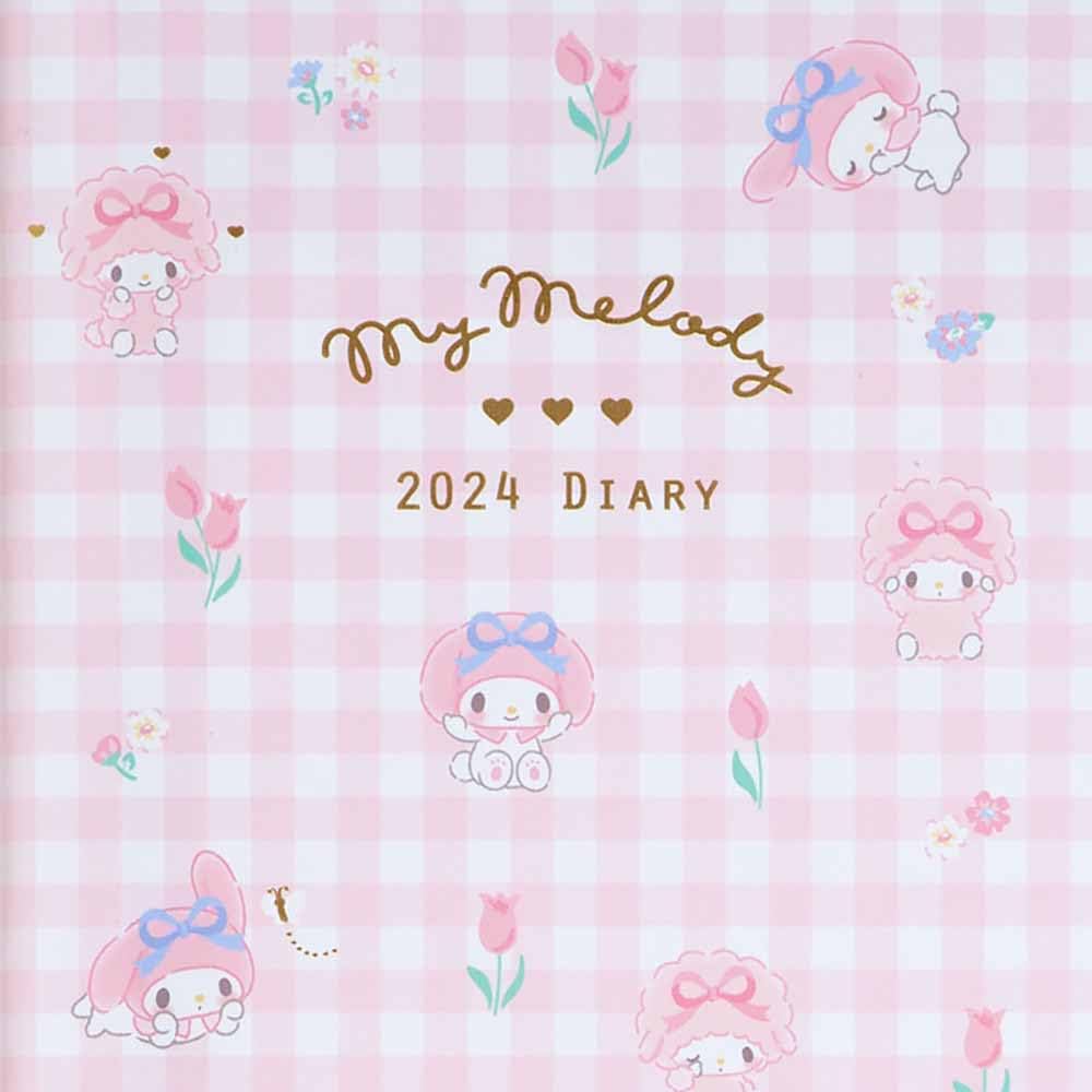 Sanrio My Melody B6 Block Type Diary 2024 703893 - Made In Japan- Japan Figure Store - #1 Bring To You The Best Japanese Goods