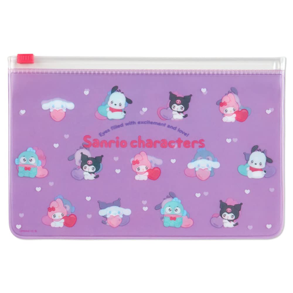 SANRIO Pvc Flat Pouch Set Emo Kyun- Japan Figure Store - #1 Bring To You The Best Japanese Goods