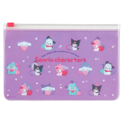 SANRIO Pvc Flat Pouch Set Emo Kyun- Japan Figure Store - #1 Bring To You The Best Japanese Goods