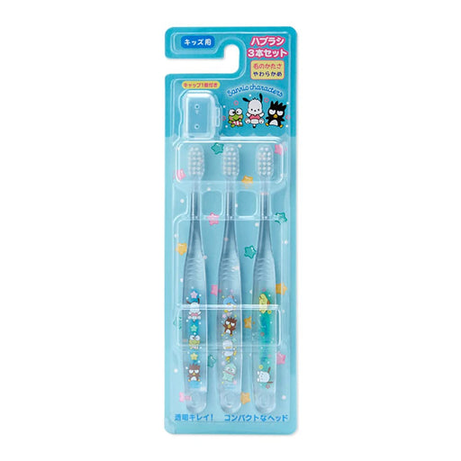 SANRIO Toothbrush Set 3 Pcs Characters- Japan Figure Store - #1 Bring To You The Best Japanese Goods