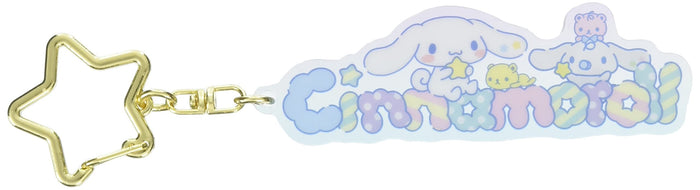 SANRIO Star-Shaped Keyring Acrylic Keychain Cinnamoroll- Japan Figure Store - #1 Bring To You The Best Japanese Goods
