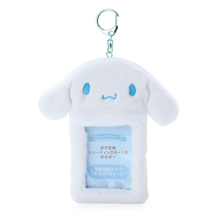 Sanrio Cinnamoroll Boa Fabric Trading Card Holder Japan Enjoy Idol 727539- Japan Figure Store - #1 Bring To You The Best Japanese Goods