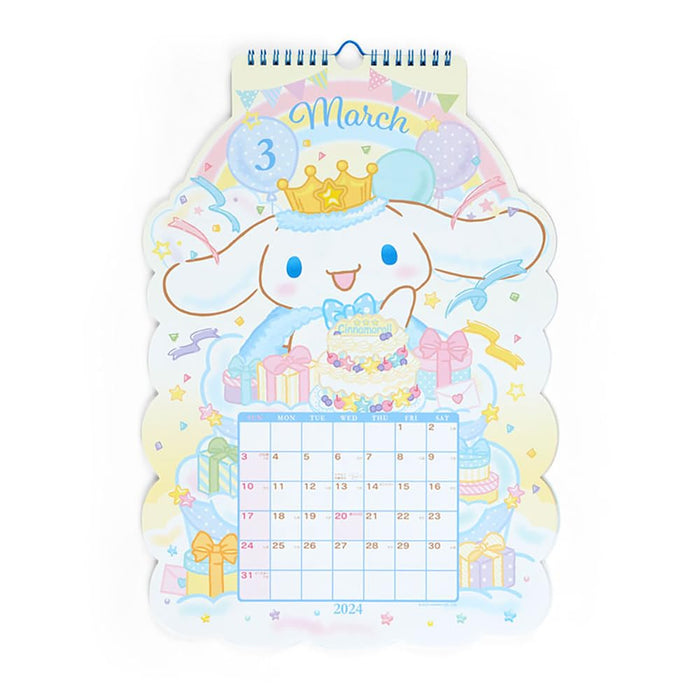 Sanrio Cinnamoroll Die-Cut Calendar 2024 Japan 702510- Japan Figure Store - #1 Bring To You The Best Japanese Goods