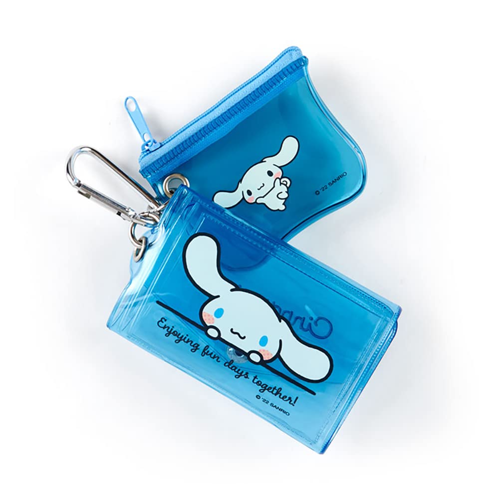 Sanrio 340669 Cinnamoroll Mini Wallet Charm Simple Design Blue Mini Wallet- Japan Figure Store - #1 Bring To You The Best Japanese Goods