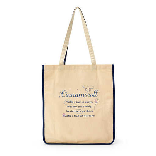 Sanrio 126268 Cinnamoroll Piping Tote Bag Sanrio Cinnamoroll Tote Bag Made In Japan- Japan Figure Store - #1 Bring To You The Best Japanese Goods
