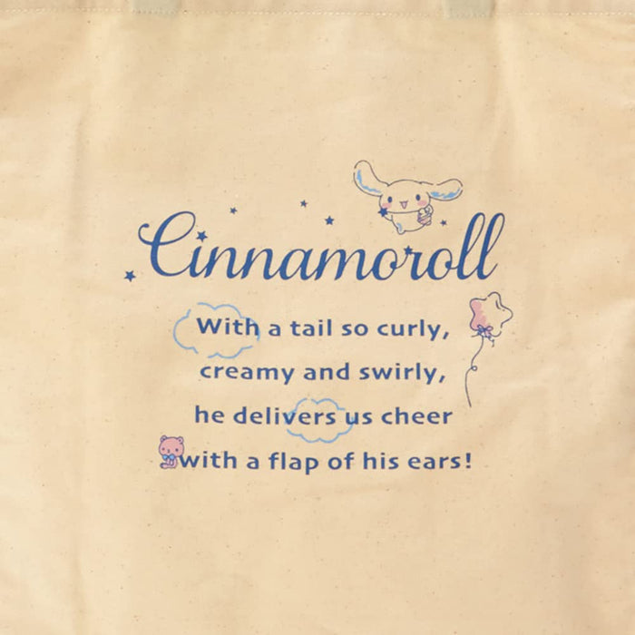 Sanrio 126268 Cinnamoroll Piping Tote Bag Sanrio Cinnamoroll Tote Bag Made In Japan- Japan Figure Store - #1 Bring To You The Best Japanese Goods