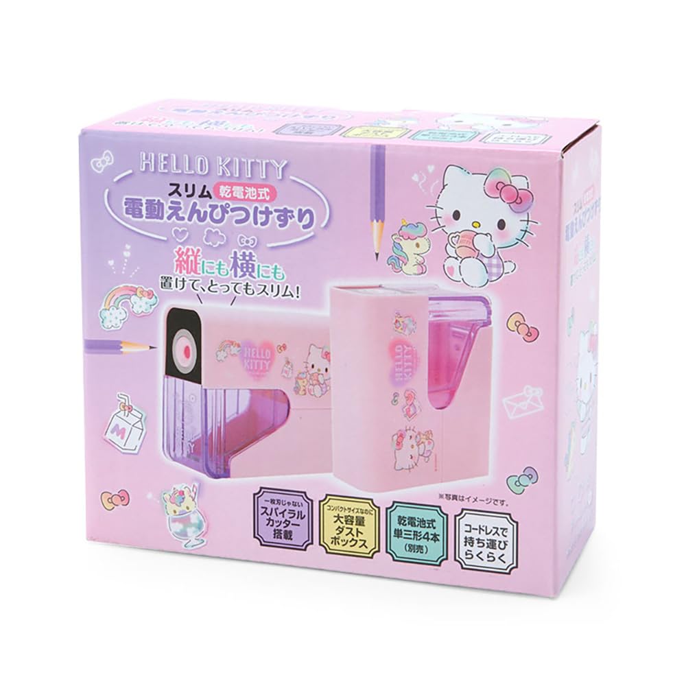 Sanrio Electric Sharpener Hello Kitty 5x12.5x10.6cm 436747- Japan Figure Store - #1 Bring To You The Best Japanese Goods