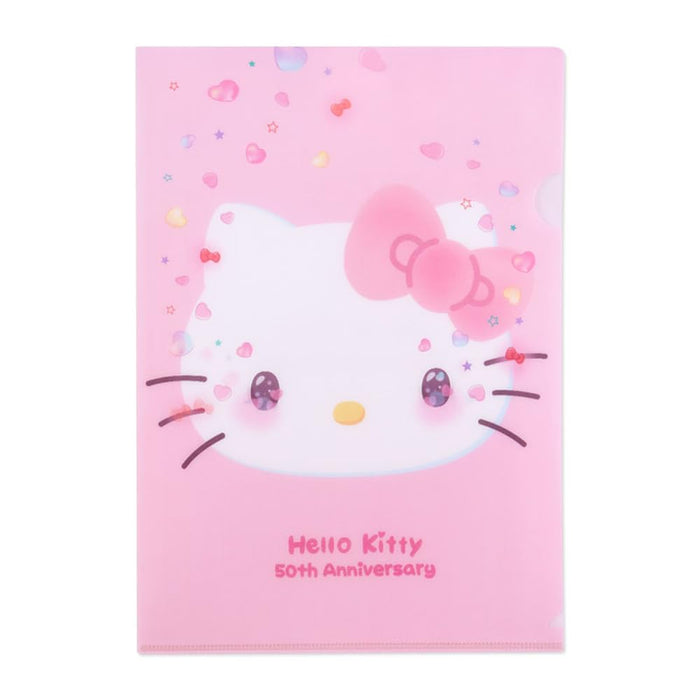 Sanrio Hello Kitty Clear File 50th Anniv The Future In Our Eyes 473553- Japan Figure Store - #1 Bring To You The Best Japanese Goods