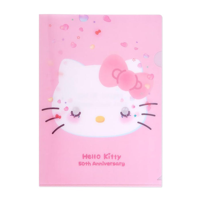 Sanrio Hello Kitty Clear File 50th Anniv The Future In Our Eyes 473553- Japan Figure Store - #1 Bring To You The Best Japanese Goods