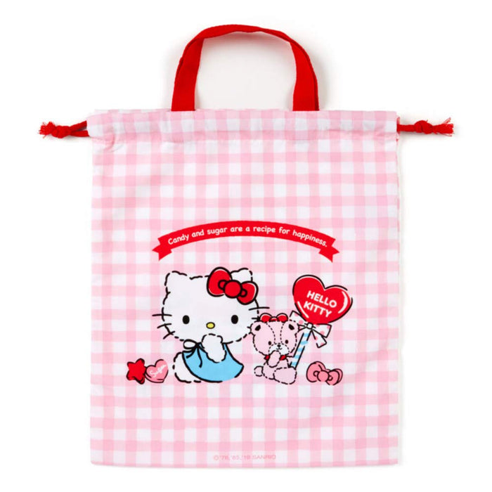 Sanrio Hello Kitty Drawstring Bag Candy Handle- Japan Figure Store - #1 Bring To You The Best Japanese Goods