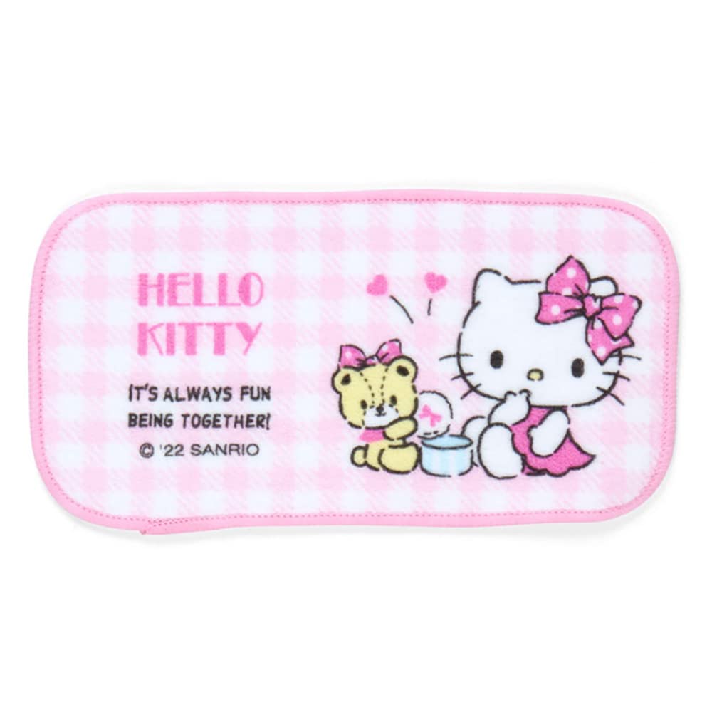 SANRIO Half-Size Mini Hand Towel Set 2 Pcs Hello Kitty- Japan Figure Store - #1 Bring To You The Best Japanese Goods
