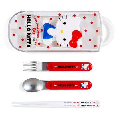 SANRIO Lunch Trio Set Hello Kitty Polka Dot- Japan Figure Store - #1 Bring To You The Best Japanese Goods