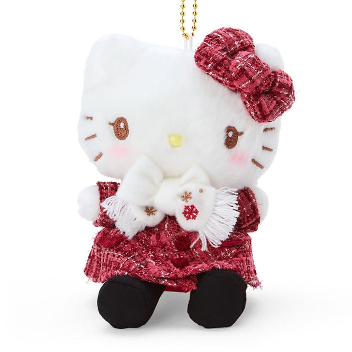 Sanrio Hello Kitty Mascot Holder Winter Dress 474355- Japan Figure Store - #1 Bring To You The Best Japanese Goods