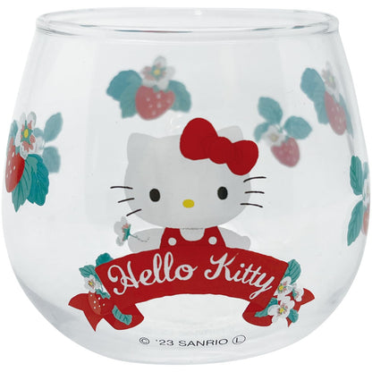 Sanrio Hello Kitty Yurayura Tumbler Glass Juice Glass Japan Gift 290Ml San4217-1 - Sun Art- Japan Figure Store - #1 Bring To You The Best Japanese Goods