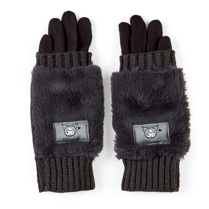 Sanrio Kuromi 3Way Gloves 569607- Japan Figure Store - #1 Bring To You The Best Japanese Goods