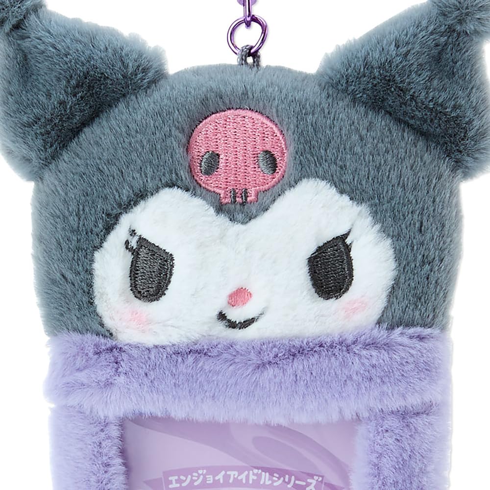 Sanrio Kuromi Boa Fabric Trading Card Holder Japan (Enjoy Idol) 727695- Japan Figure Store - #1 Bring To You The Best Japanese Goods