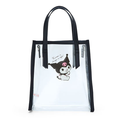 Sanrio Kuromi Clear Handbag With Shoulder Strap - Japan 763683- Japan Figure Store - #1 Bring To You The Best Japanese Goods