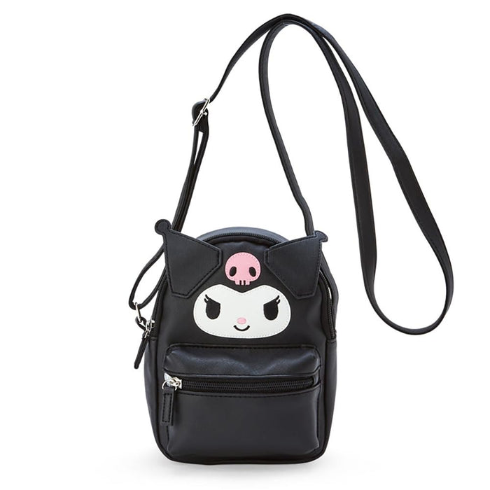 Sanrio Kuromi Face Shoulder Bag Japan 413551- Japan Figure Store - #1 Bring To You The Best Japanese Goods