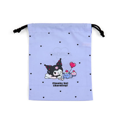 Sanrio Kuromi Drawstring Bag From Japan - 254487- Japan Figure Store - #1 Bring To You The Best Japanese Goods