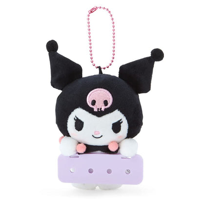 Sanrio Kuromi Mascot Holder Mai Pachirun Series 675245 Japan- Japan Figure Store - #1 Bring To You The Best Japanese Goods