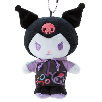 Sanrio Kuromi Mascot Holder Vivid Neon 597139- Japan Figure Store - #1 Bring To You The Best Japanese Goods