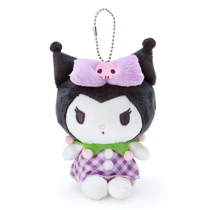 MARUSHIN Sanrio Plush Keychain Mascot Kuromi Tulip- Japan Figure Store - #1 Bring To You The Best Japanese Goods