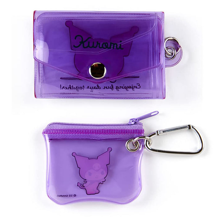 Sanrio 340821 Kuromi Mini Wallet Charm Simple Design Kuromi Mini Purple Wallet- Japan Figure Store - #1 Bring To You The Best Japanese Goods